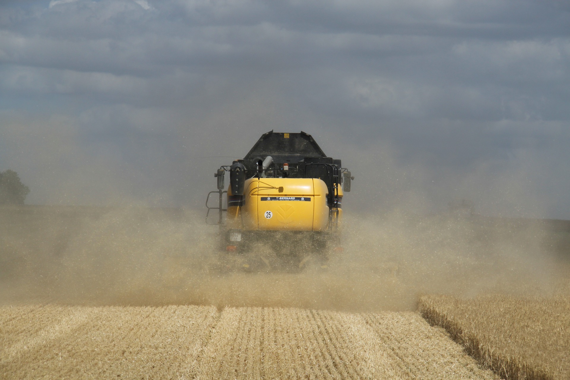 Bilden visar en New Holland maskin. Filter New Holland som oljefilter och luftfilter hittar du enkelt online.